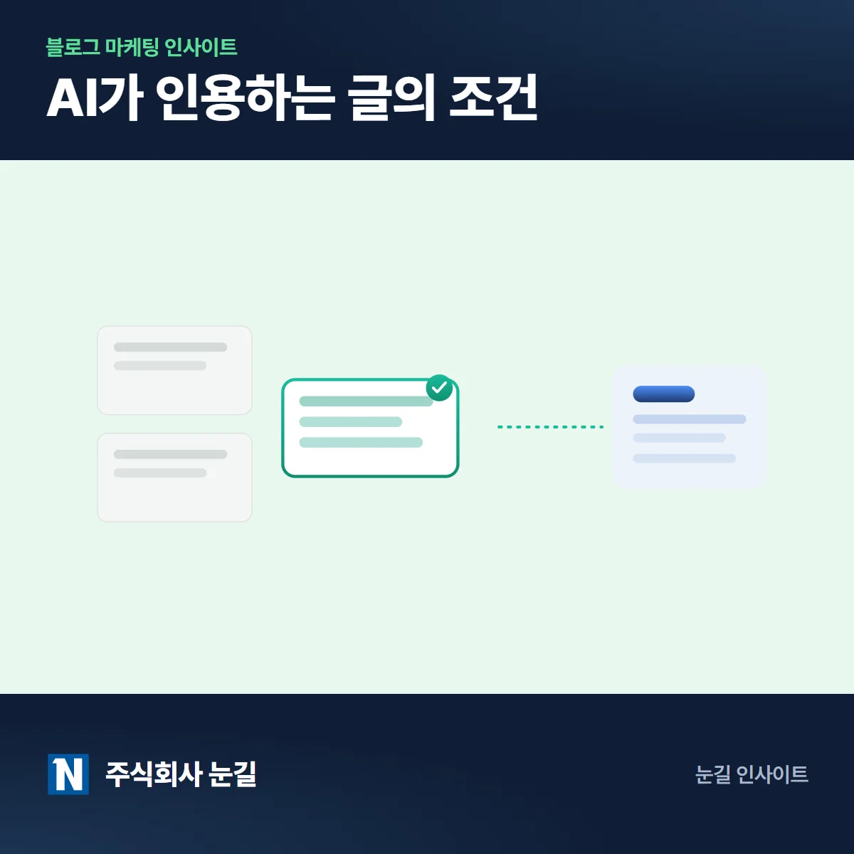AI가 인용하는 글의 조건 — AI 브리핑 시대의 블로그 글쓰기